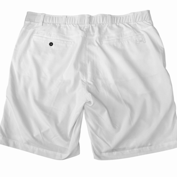 Under Armour Men’s White HeatGear Golf Shorts Size 42 - Picture 3 of 4